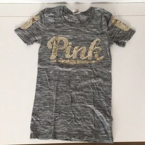 PINK Victoria's Secret Grey Shirt